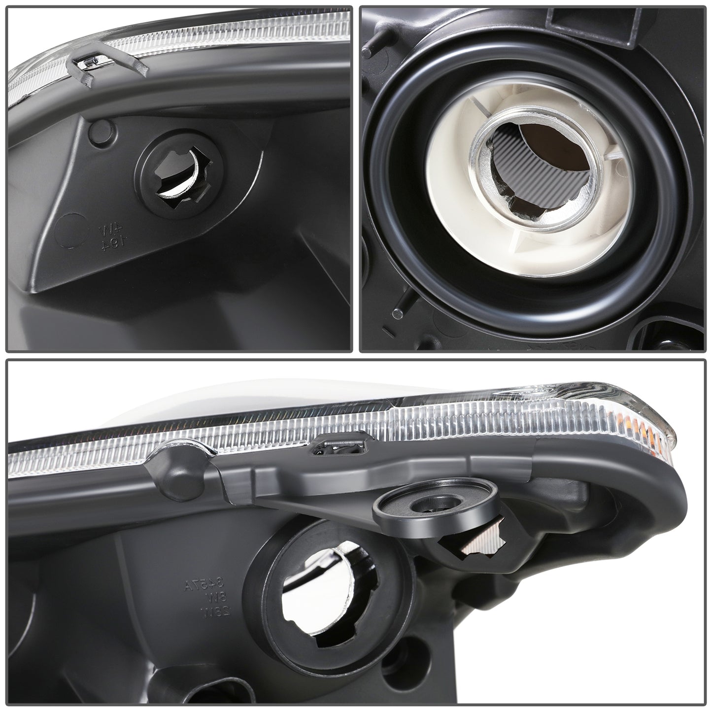 FAROS OE STYLE - RIGHT SIDE - BLACK- 07-09 NISSAN SENTRA - 2.5L