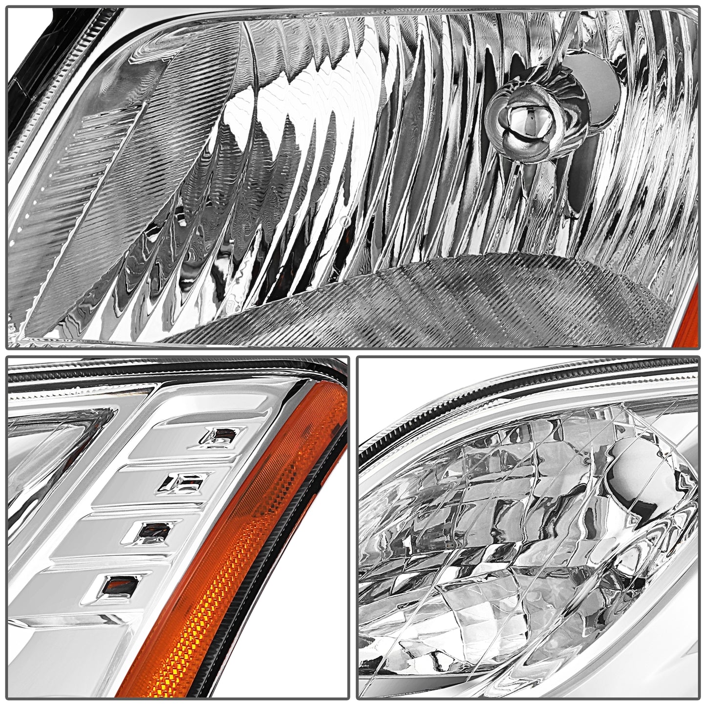 FAROS OE STYLE - LEFT SIDE - CHROME - 10-12 NISSAN SENTRA - BASE MODEL - S MODEL - SL