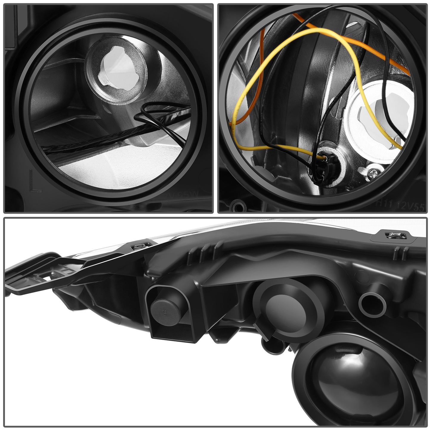 FAROS OE STYLE - 14-18 FORD TRANSIT CONNECT - BLACK HOUSING - LEFT SIDE