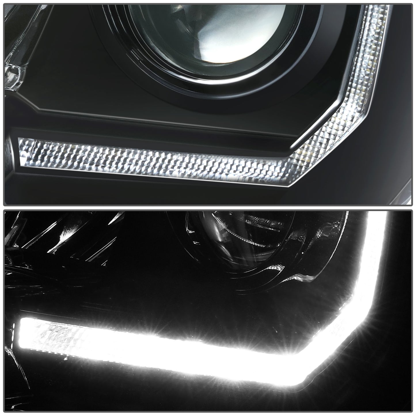 FAROS OE STYLE - 16-23 TOYOTA TACOMA - LED DRL HEADLIGHT - LEFT AND RIGHT - BLACK HOUSING