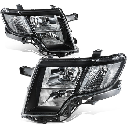 FAROS OE STYLE - 07-10 FORD EDGE - BLACK HOUSING - CLEAR REFLECTOR