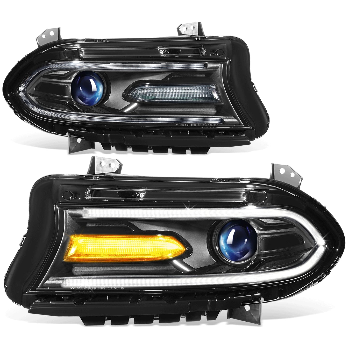 FAROS OE STYLE - 15-22 DODGE CHARGER - HID HEADLIGHT - LEFT AND RIGHT SET