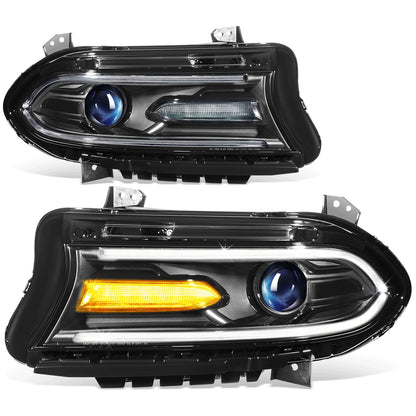 FAROS OE STYLE - 15-22 DODGE CHARGER - HID HEADLIGHT - LEFT AND RIGHT SET