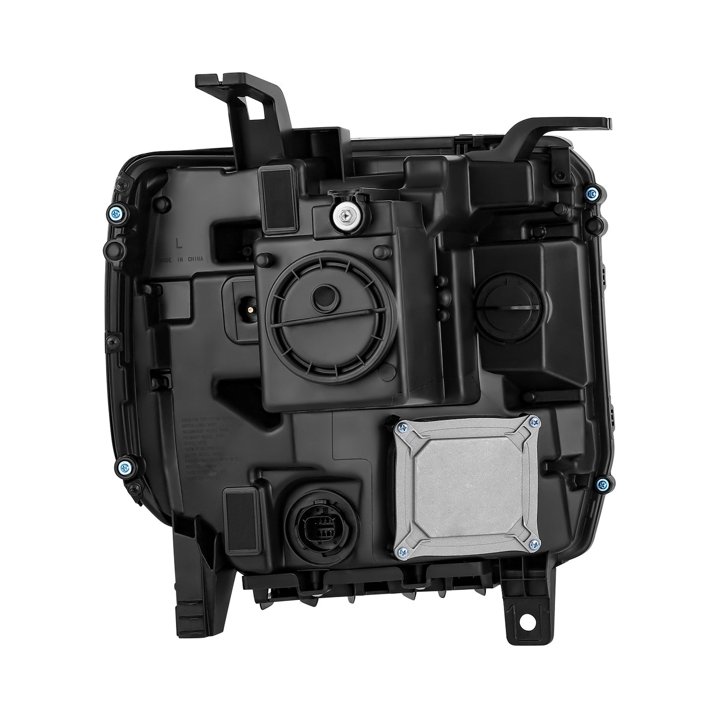 FAROS OE STYLE - 16-18 GMC SIERRA 1500 / 19 GMC SIERRA 1500 LIMITED - HID DRL HEADLIGHT - D5S HEADLIGHT / 7443NA TURN SIGNAL - BLACK HOUSING / AMBER REFLECTOR - LEFT