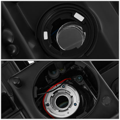 FAROS OE STYLE - 16-18 GMC SIERRA 1500 / 19 GMC SIERRA 1500 LIMITED - HID DRL HEADLIGHT - D5S HEADLIGHT / 7443NA TURN SIGNAL - BLACK HOUSING / AMBER REFLECTOR - LEFT