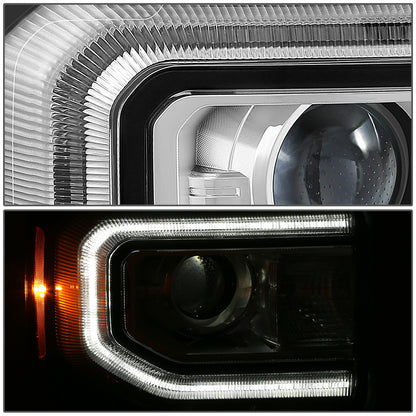 FAROS OE STYLE - 16-18 GMC SIERRA 1500 / 19 GMC SIERRA 1500 LIMITED - HID DRL HEADLIGHT - D5S HEADLIGHT / 7443NA TURN SIGNAL - BLACK HOUSING / AMBER REFLECTOR - RIGHT