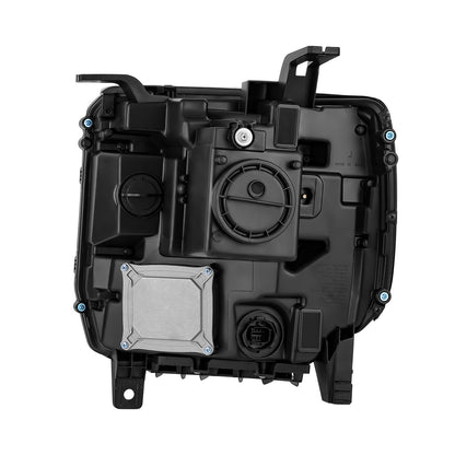 FAROS OE STYLE - 16-18 GMC SIERRA 1500 / 19 GMC SIERRA 1500 LIMITED - HID DRL HEADLIGHT - D5S HEADLIGHT / 7443NA TURN SIGNAL - BLACK HOUSING / AMBER REFLECTOR - RIGHT