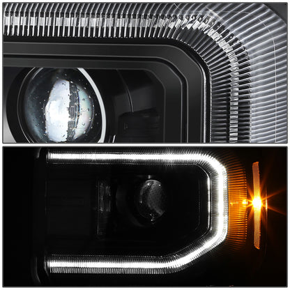 FAROS OE STYLE - 16-18 GMC SIERRA 1500 / 19 GMC SIERRA 1500 LIMITED - HID DRL HEADLIGHT - D5S HEADLIGHT / 7443NA TURN SIGNAL - BLACK HOUSING / CLEAR REFLECTOR - LEFT AND RIGHT SET