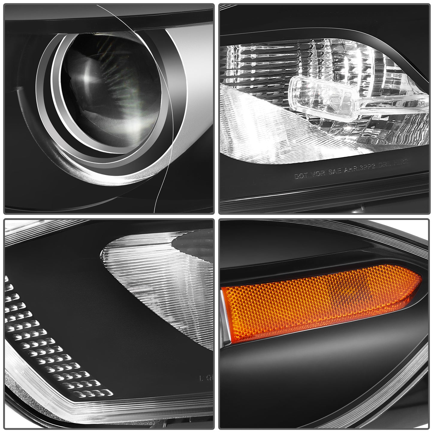 FAROS OE STYLE - 13-16 DODGE DART - BLACK HOUSING - LEFT SIDE