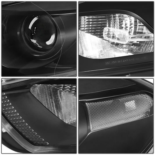 FAROS OE STYLE - 13-16 DODGE DART - BLACK HOUSING - CLEAR REFLECTOR