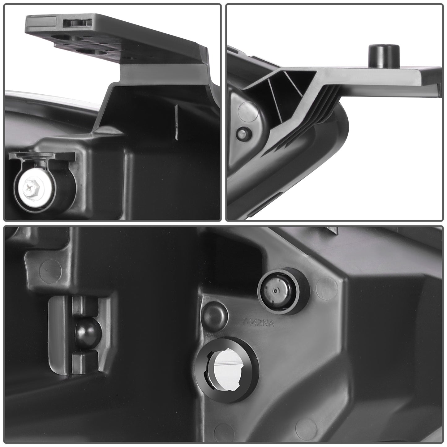FAROS OE STYLE - 13-16 DODGE DART - BLACK HOUSING - CLEAR REFLECTOR