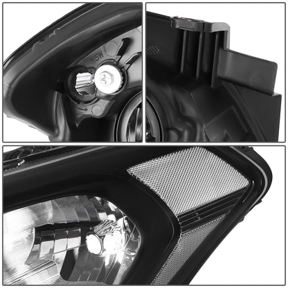FAROS OE STYLE - 12-13 KIA SOUL - BLACK HOUSING - CLEAR REFLECTOR