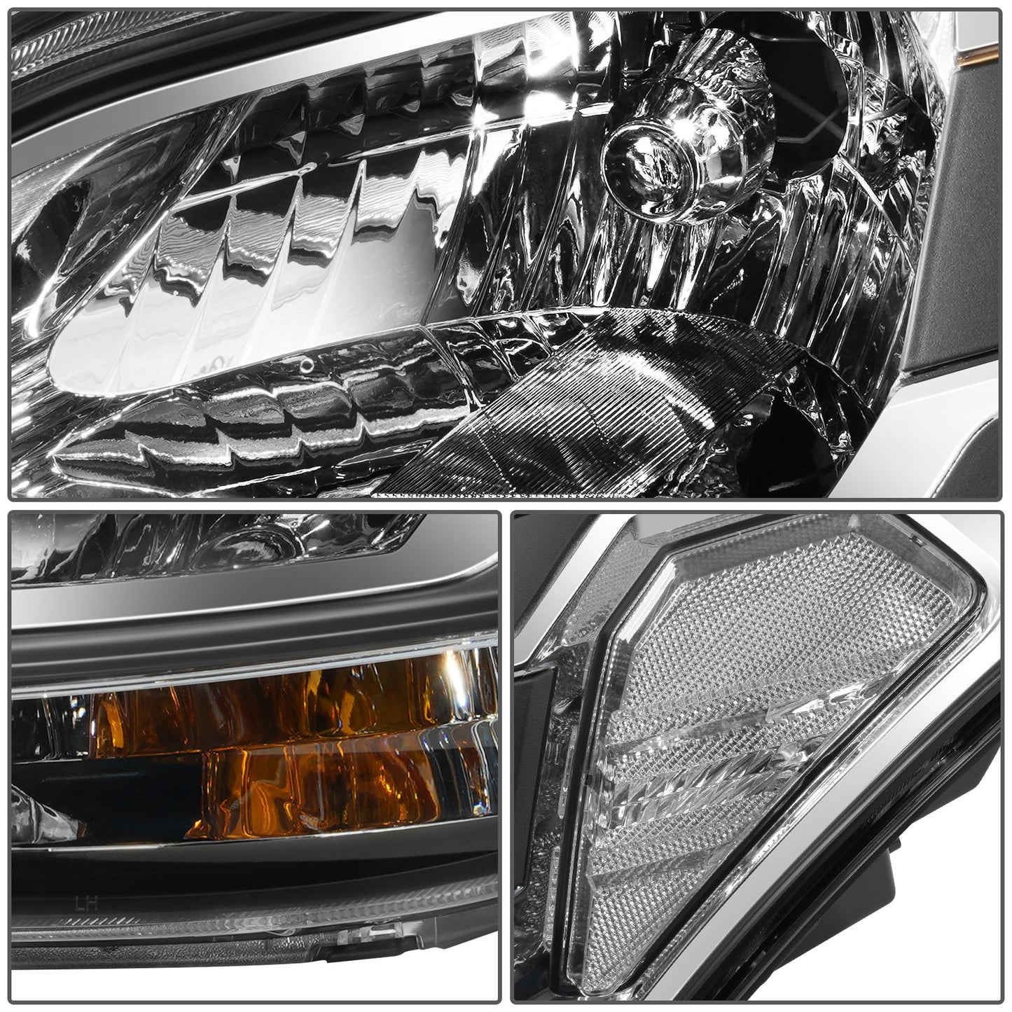 FAROS OE STYLE - 10-11 KIA SOUL - BLACK HOUSING - CLEAR REFLECTOR