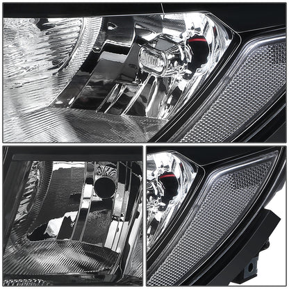 FAROS OE STYLE - 17-21 JEEP COMPASS - BLACK HOUSING - CLEAR REFLECTOR