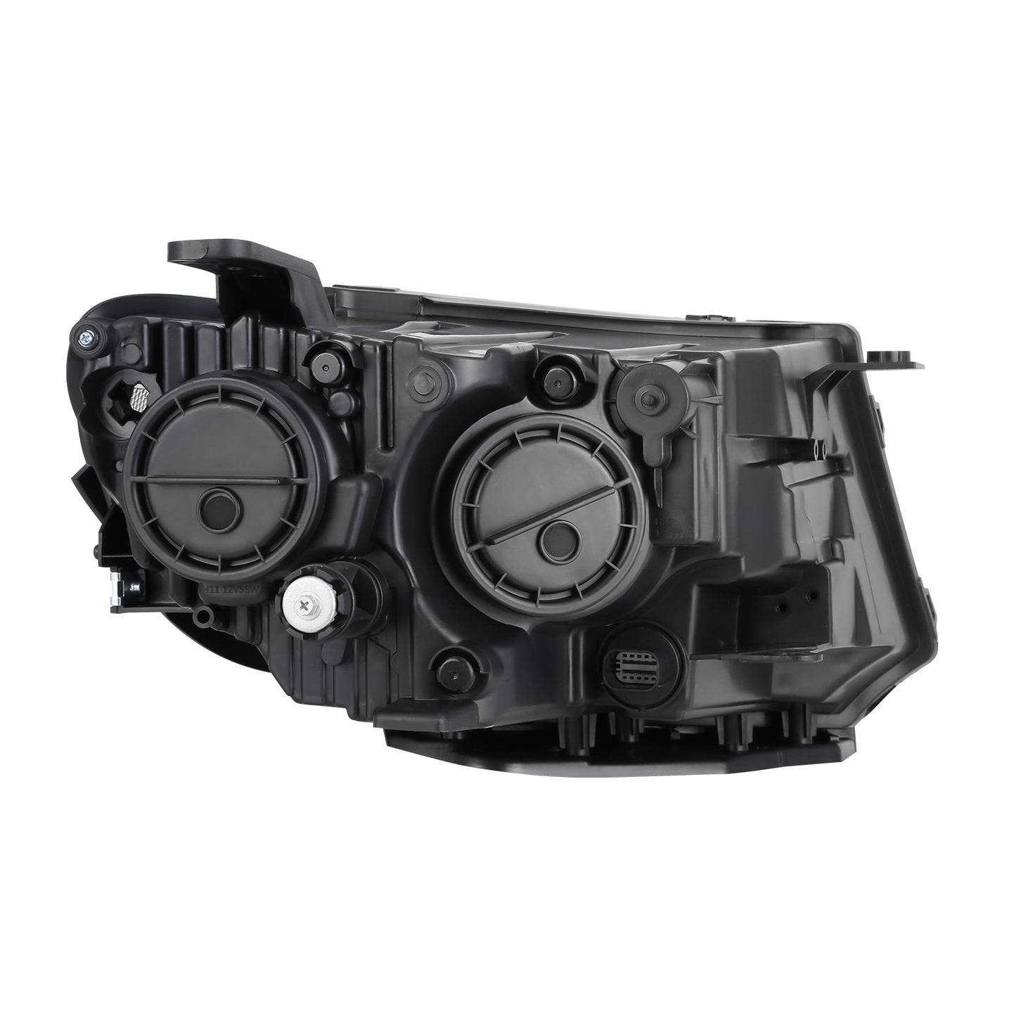 FAROS OE STYLE - 17-21 JEEP COMPASS - BLACK HOUSING - CLEAR REFLECTOR