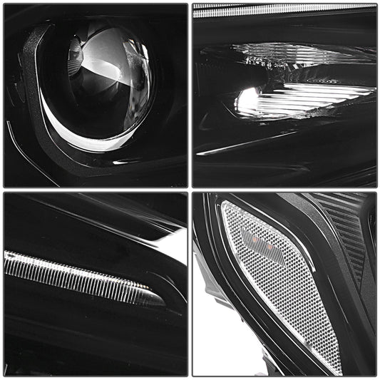 FAROS OE STYLE - 18-21 GMC TERRAIN - BLACK HOUSING - CLEAR REFLECTOR
