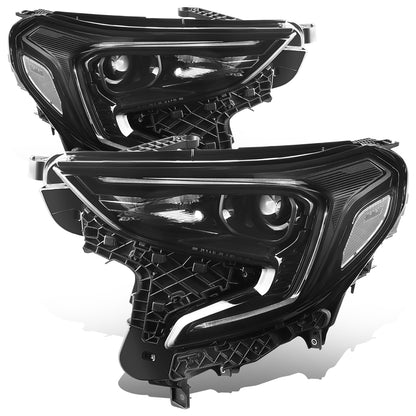 FAROS OE STYLE - 18-21 GMC TERRAIN - BLACK HOUSING - CLEAR REFLECTOR