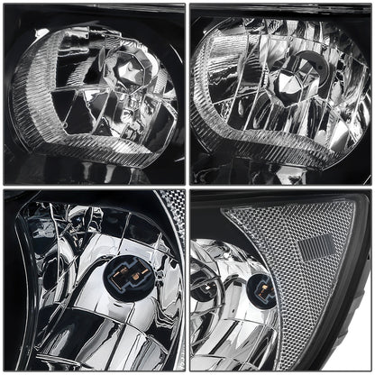 FAROS OE STYLE - 06-08 SUBARU FORESTER - BLACK HOUSING - CLEAR REFLECTOR