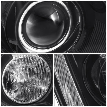 FAROS OE STYLE - 06-11 CADILLAC DTS - BLACK HOUSING - CLEAR REFLECTOR
