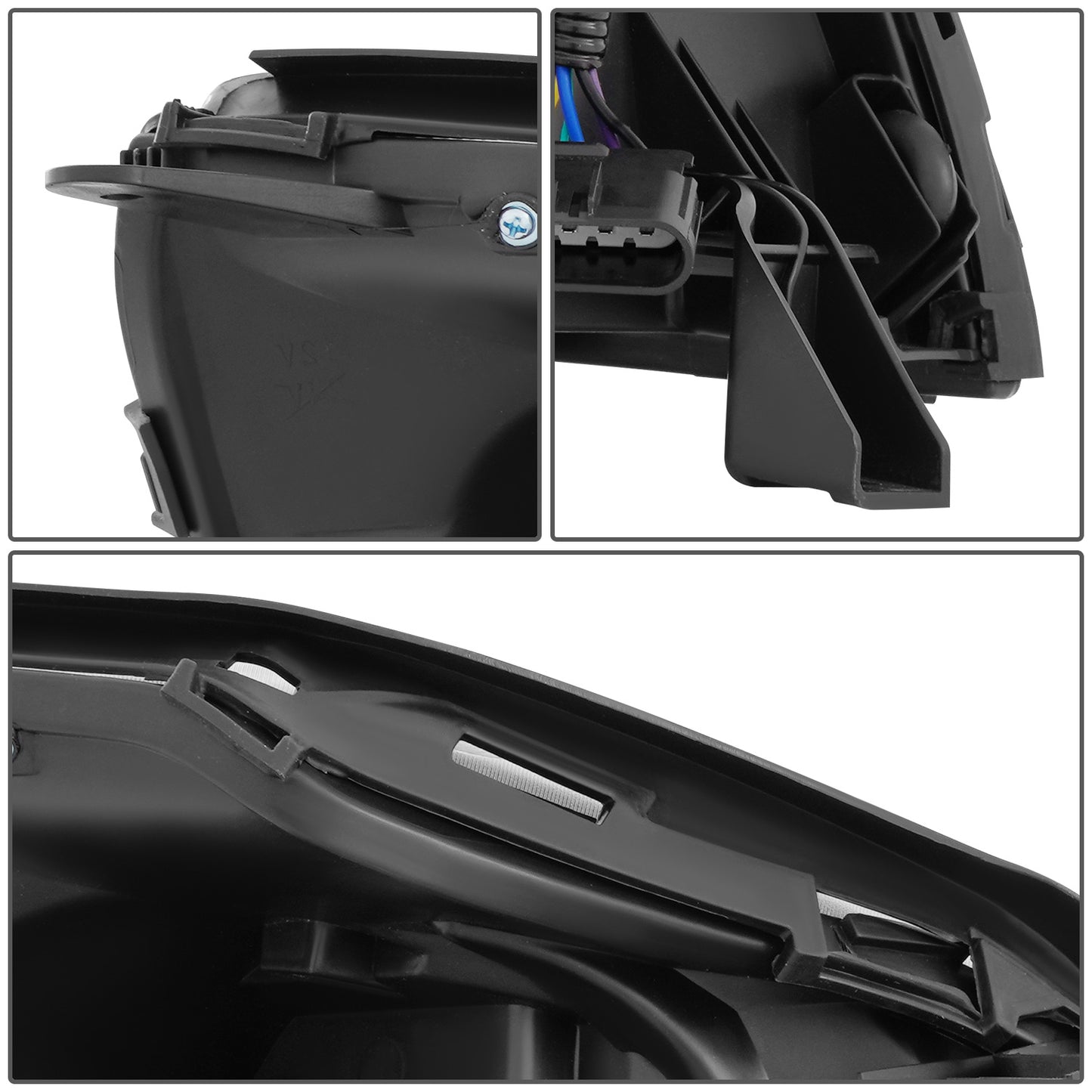 FAROS OE STYLE - 06-11 CADILLAC DTS - BLACK HOUSING - CLEAR REFLECTOR
