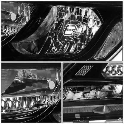 FAROS OE STYLE - 13-16 NISSAN PATHFINDER - BLACK HOUSING - CLEAR REFLECTOR
