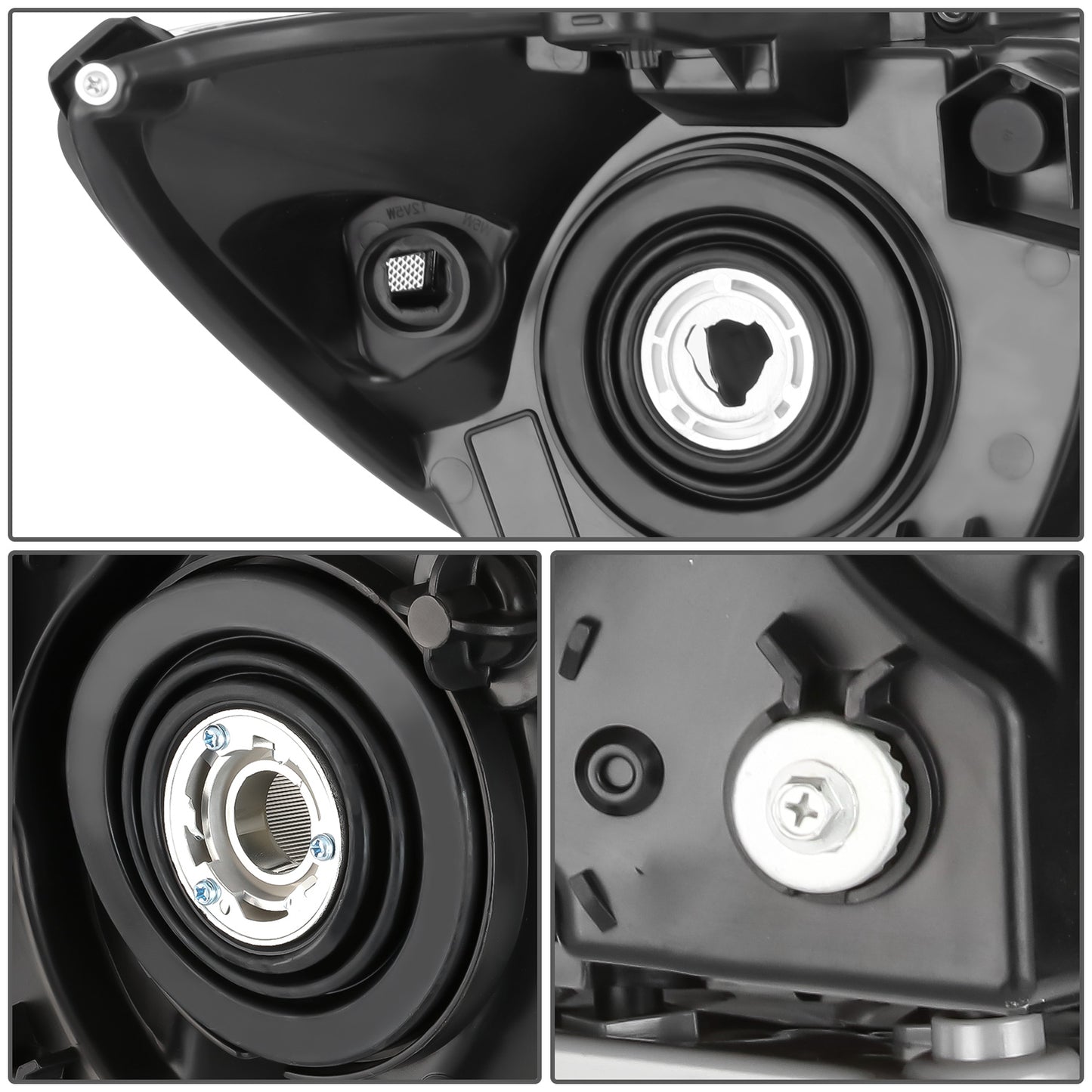 FAROS OE STYLE - 13-16 NISSAN PATHFINDER - BLACK HOUSING - CLEAR REFLECTOR