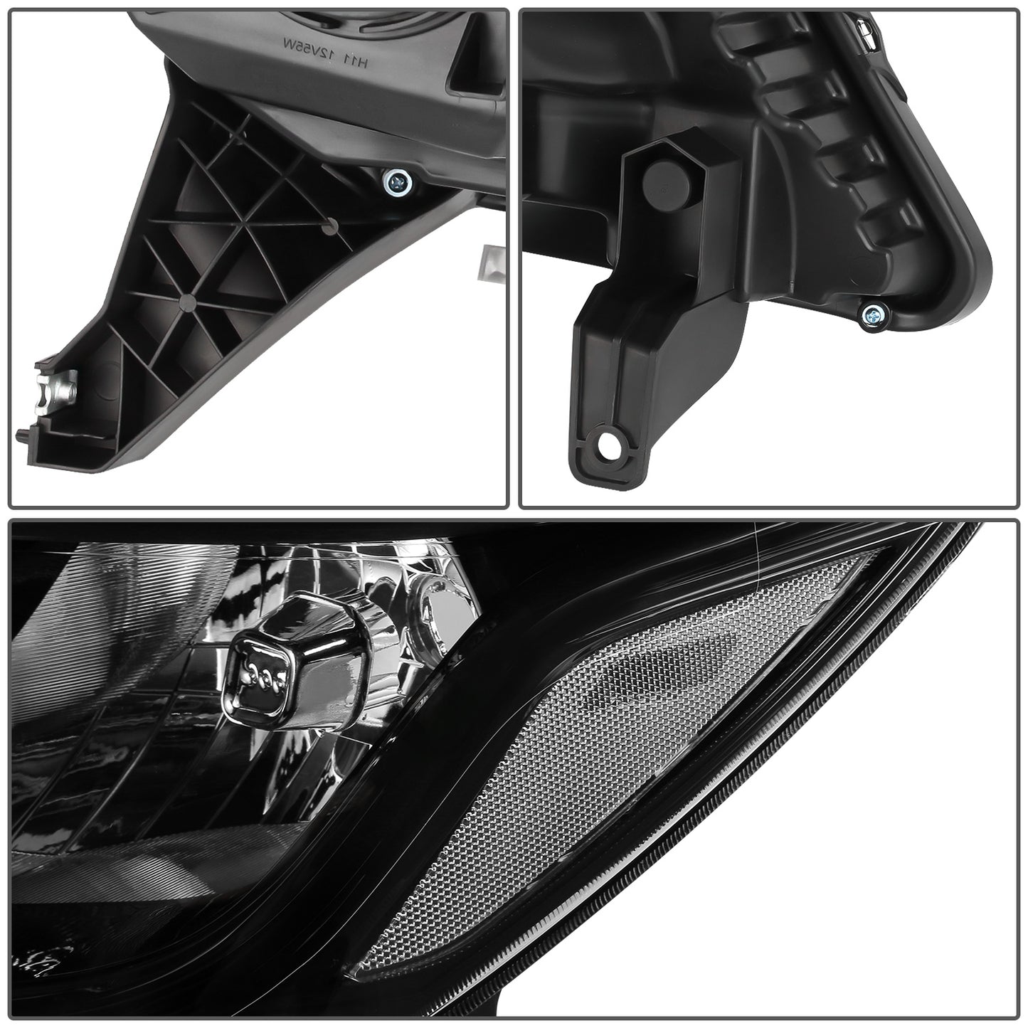 FAROS OE STYLE - 13-16 NISSAN PATHFINDER - BLACK HOUSING - CLEAR REFLECTOR