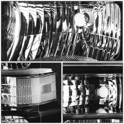 FAROS OE STYLE - 08-14 FORD E150 - BLACK HOUSING - CLEAR REFLECTOR