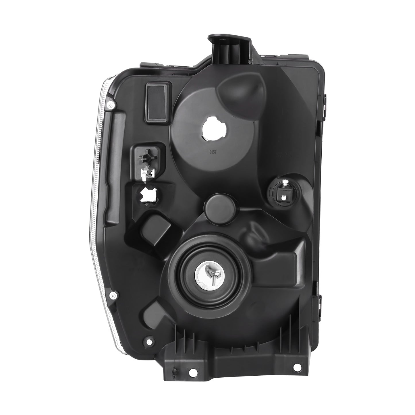 FAROS OE STYLE - 08-14 FORD E150 - BLACK HOUSING - CLEAR REFLECTOR