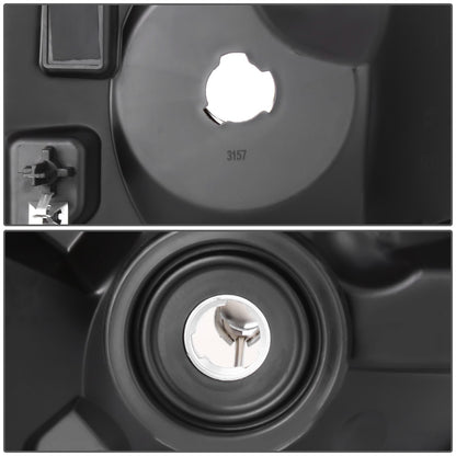 FAROS OE STYLE - 08-14 FORD E150 - BLACK HOUSING - CLEAR REFLECTOR