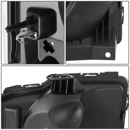 FAROS OE STYLE - 08-14 FORD E150 - BLACK HOUSING - CLEAR REFLECTOR