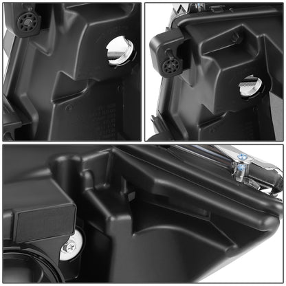 FAROS OE STYLE - 11-14 FORD EDGE - HID HEADLIGHT - D3S HEADLIGHT / 3457A TURN SIGNAL - CHROME HOUSING / AMBER REFLECTOR - RIGHT