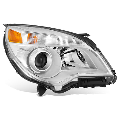 FAROS OE STYLE - 10-15 CHEVY EQUINOX - FITS LTZ MODELS - PROJECTOR HEADLIGHT - H11 LOW / 9005 HIGH / 194 MARKER / 7443NA TURN SIGNAL - CHROME HOUSING / AMBER REFLECTOR - RIGHT