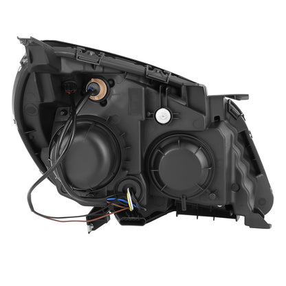 FAROS OE STYLE - 10-15 CHEVY EQUINOX - FITS LTZ MODELS - PROJECTOR HEADLIGHT - H11 LOW / 9005 HIGH / 194 MARKER / 7443NA TURN SIGNAL - BLACK HOUSING / AMBER REFLECTOR - LEFT AND RIGHT