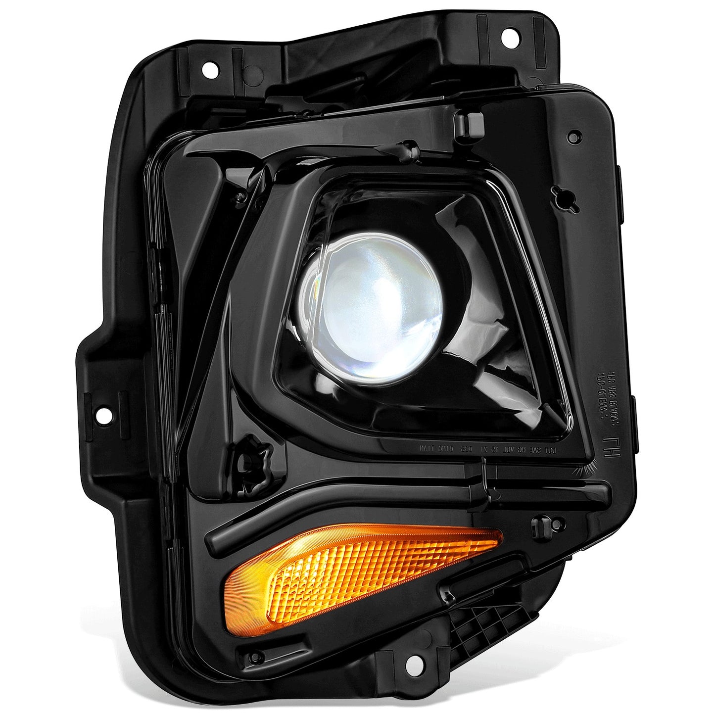 FAROS OE STYLE - 19-21 CHEVY BLAZER - HID HEADLIGHT - D3S HEADLIGHT / 7444NA TURN SIGNAL - BLACK HOUSING / CLEAR REFLECTOR - RIGHT