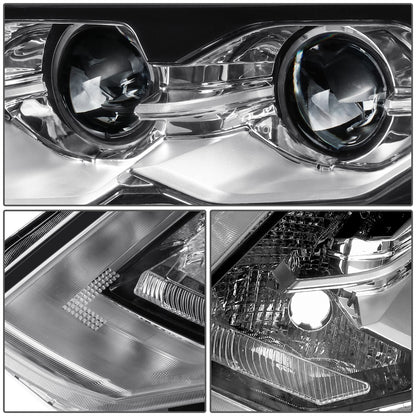 FAROS OE STYLE - 17-19 NISSAN ROGUE - FULL LED HYBRID HEADLIGHT - LEFT SIDE