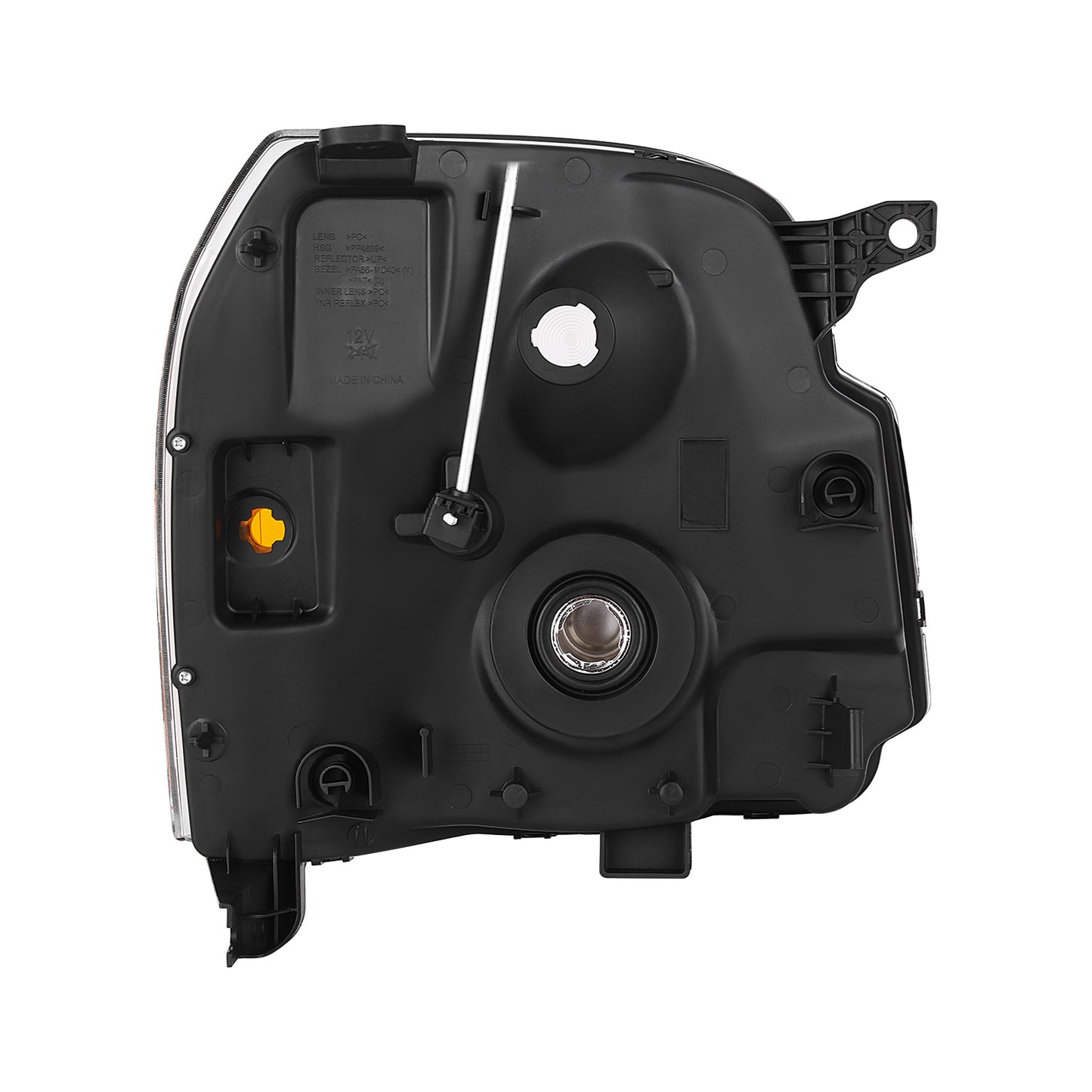 FAROS 07-14 GMC YUKON / 07-14 GMC YUKON XL 1500 / 07-13 GMC YUKON XL 2500 - WITHOUT DENALI - H13 HIGH / H13 LOW / 194 SIDE MARKER - CHROME / AMBER