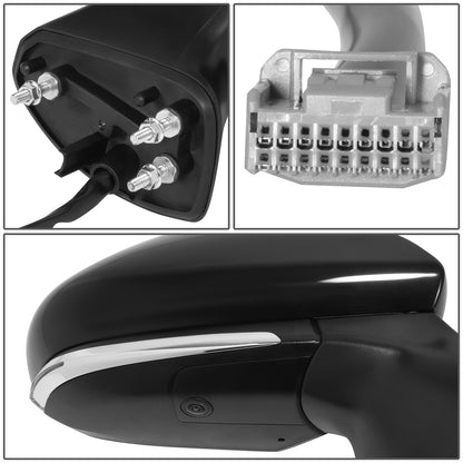 RETROVISOR MIRROR - OE STYLE - TOYOTA AVALON 19-22 - WITH POWER WITH HEATED GLASS WITH SIGNAL WITH MEMORY WITH BLIND SPOT WITH CAMERA - PASSENGER SIDE - PAINT TO MATCH - BLACK