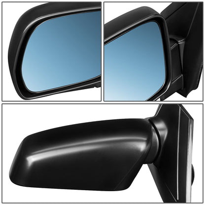 RETROVISOR MIRROR - 02-06 ACURA MDX - POWERED - HEATED - W/ MEMORY - LEFT - OEM - TEXTURED - BLACK