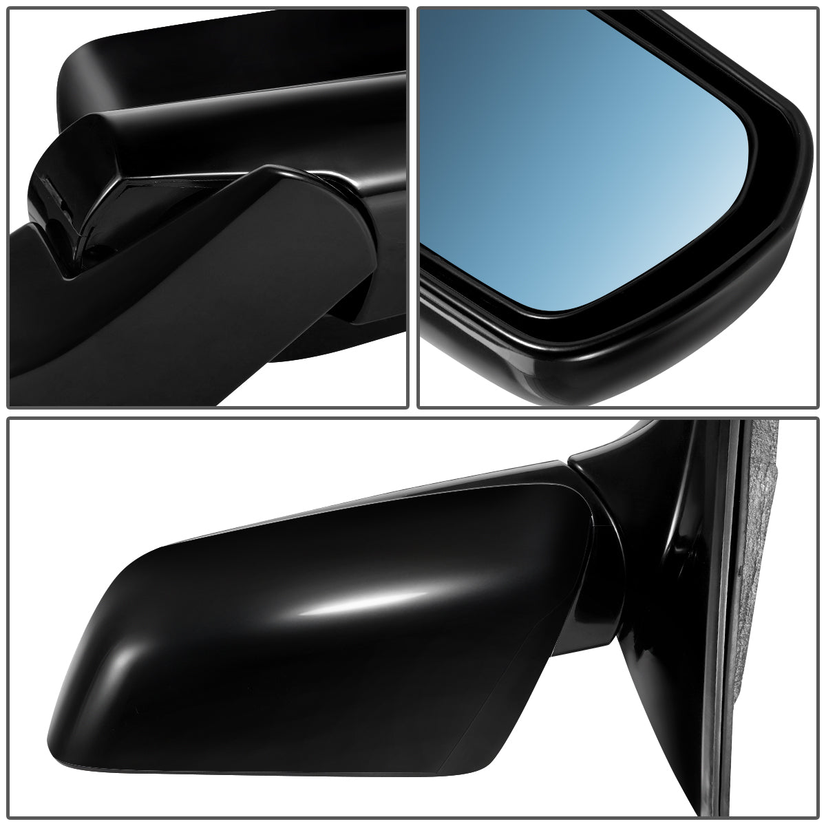 RETROVISOR MIRROR - 99-03 ACURA TL - POWERED - HEATED - W/ MEMORY - FOLDING - OEM - LEFT - BLACK