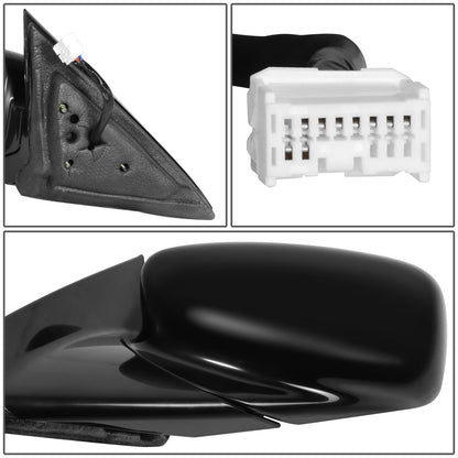 RETROVISOR MIRROR - OE STYLE - ACURA TL 04-05 - WITH POWER WITH HEATED GLASS WITH MEMORY - DRIVER SIDE - PAINT TO MATCH - BLACK