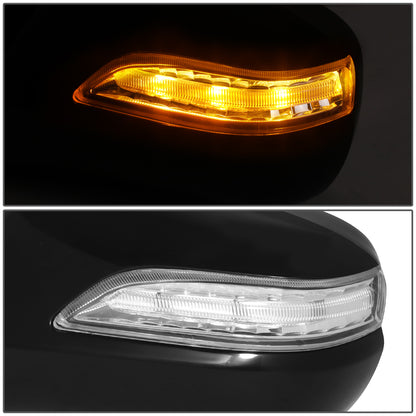 RETROVISOR MIRROR - OE STYLE - ACURA MDX 10-13 - WITH POWER WITH HEATED GLASS WITH MEMORY WITH SIGNAL - DRIVER SIDE - PAINT TO MATCH - BLACK