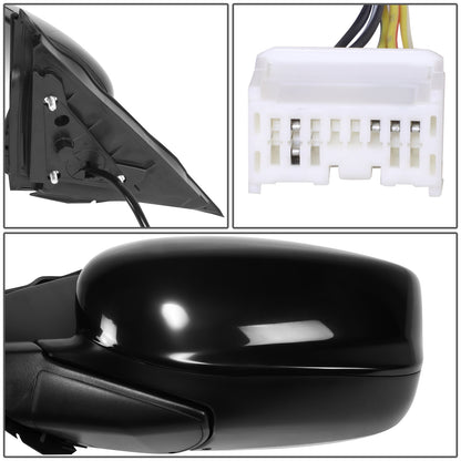 RETROVISOR MIRROR - OE STYLE - ACURA ILX 2013-2017 - WITH POWER WITH HEATED GLASS - DRIVER LEFT SIDE - BLACK