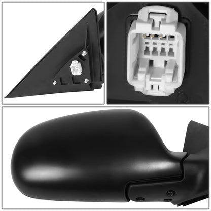 RETROVISOR MIRROR - OE STYLE - ACURA INTEGRA 94-01 - WITH POWER - PASSENGER SIDE - PAINT TO MATCH - BLACK
