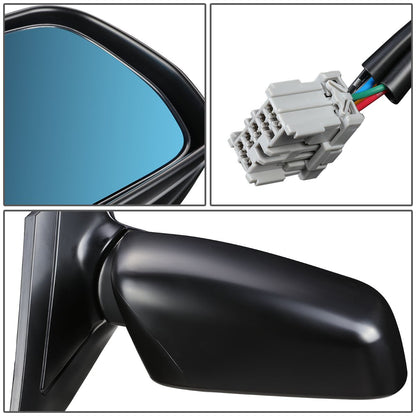 RETROVISOR MIRROR - 02-06 ACURA MDX - POWERED - HEATED - OEM - RIGHT - TEXTURED - BLACK