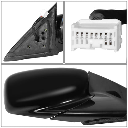 RETROVISOR MIRROR - OE STYLE - ACURA TL 04-05 - WITH POWER WITH HEATED GLASS WITH MEMORY - PASSENGER SIDE - PAINT TO MATCH - BLACK