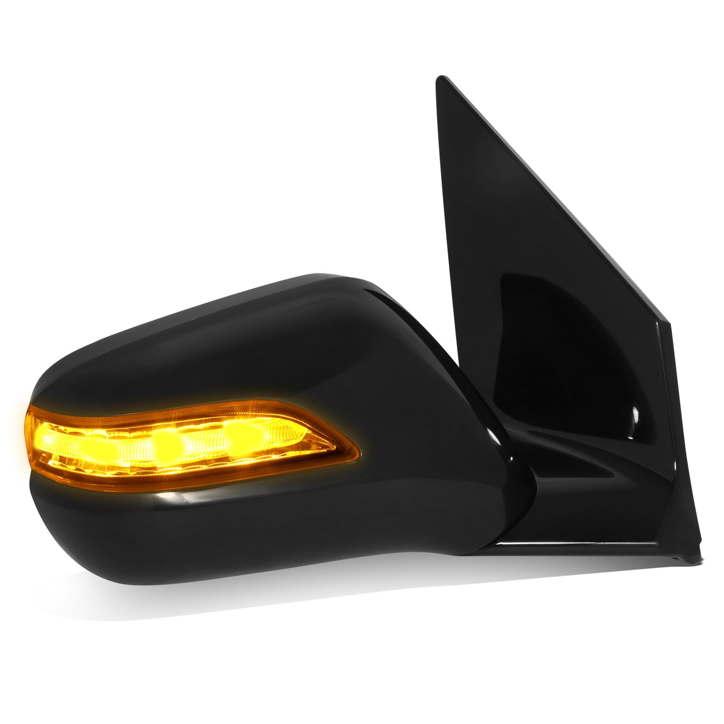 RETROVISOR MIRROR - OE STYLE - ACURA MDX 07-09 - WITH POWER WITH HEATED GLASS WITH MEMORY WITH SIGNAL - PASSENGER SIDE - PAINT TO MATCH - BLACK