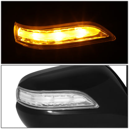 RETROVISOR MIRROR - OE STYLE - ACURA MDX 07-09 - WITH POWER WITH HEATED GLASS WITH MEMORY WITH SIGNAL - PASSENGER SIDE - PAINT TO MATCH - BLACK