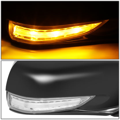 RETROVISOR MIRROR - OE STYLE - ACURA TL 09-14 - WITH POWER WITH HEATED GLASS WITH MEMORY WITH SIGNAL - PASSENGER SIDE - PAINT TO MATCH - BLACK