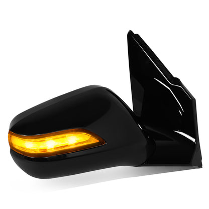 RETROVISOR MIRROR - OE STYLE - ACURA MDX 2010-2013 - WITH POWER WITH HEATED GLASS WITH MEMORY WITH SIGNAL - PASSENGER RIGHT SIDE - BLACK